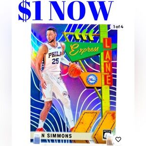 Ben Simmons 2019/20 Optic Philadelphia 76ers NBA Basketball Card
